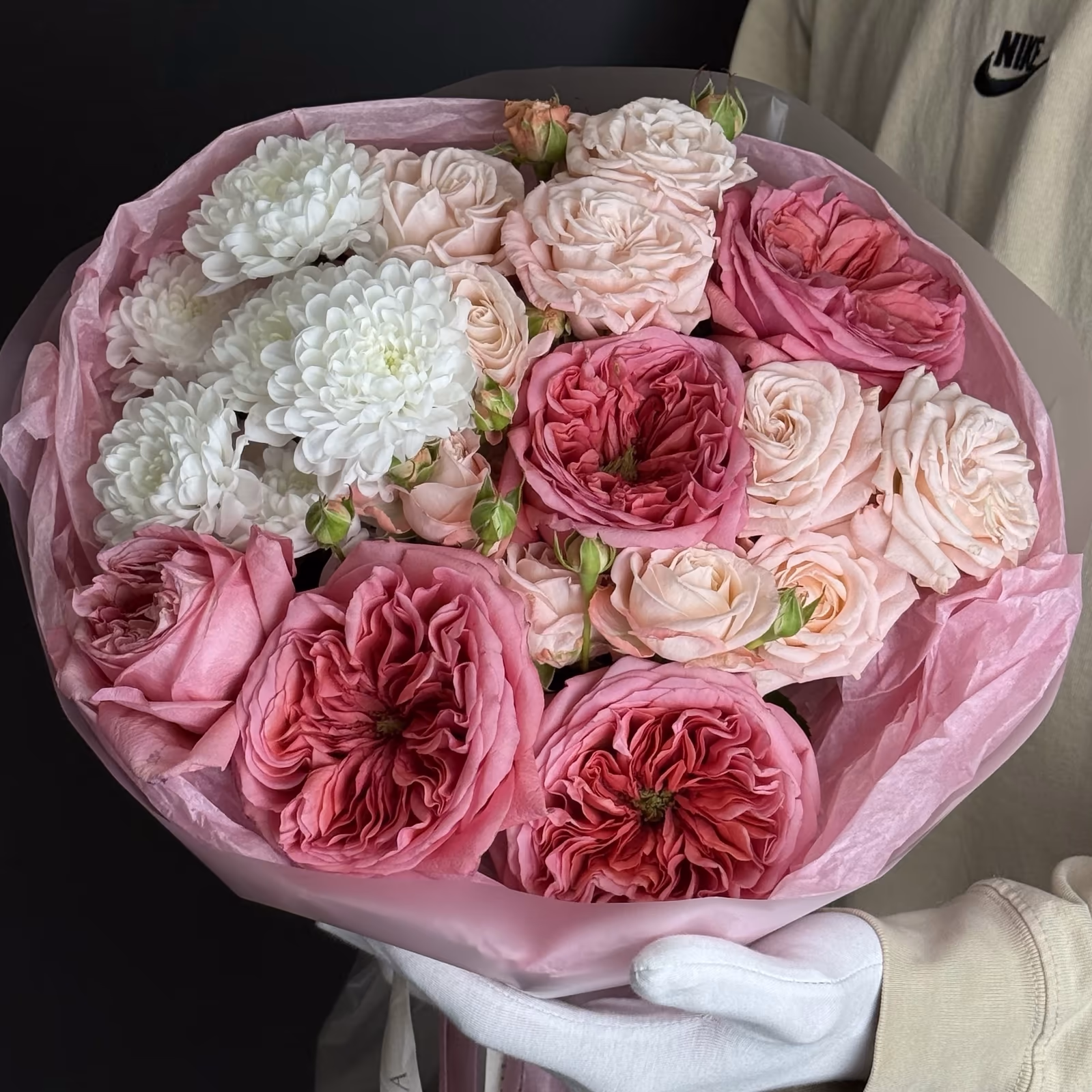 Авторский букет «Розовый баланс» — THE ÁME Flowers