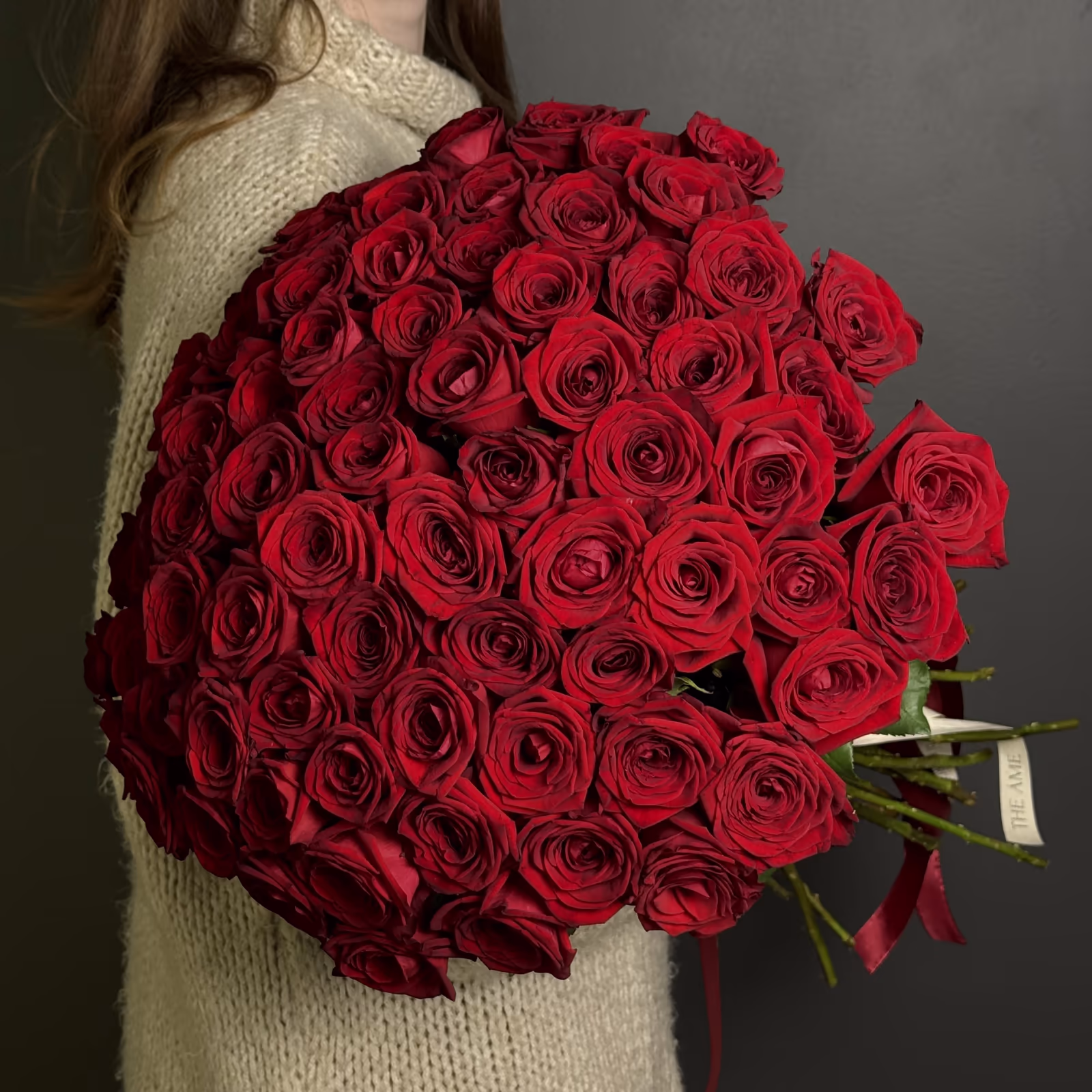 75 красных роз — THE ÁME Flowers