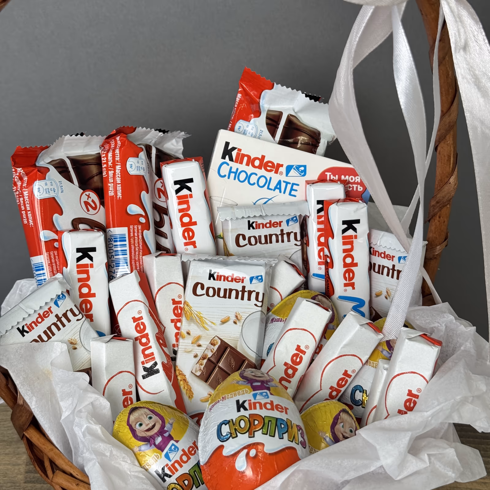 Подарочная корзина Kinder «Сладкое счастье» — фото 5