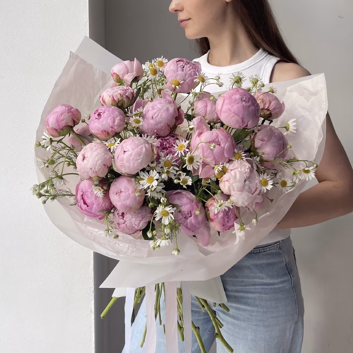 Авторский букет «Peony Field» — THE ÁME Flowers