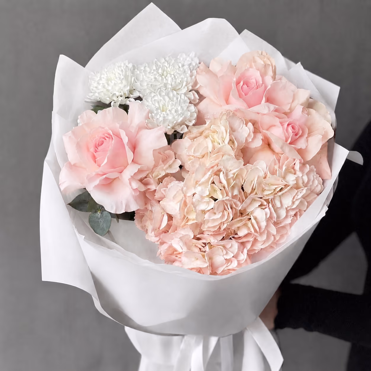 Авторский букет «Пудровая гармония» — THE ÁME Flowers
