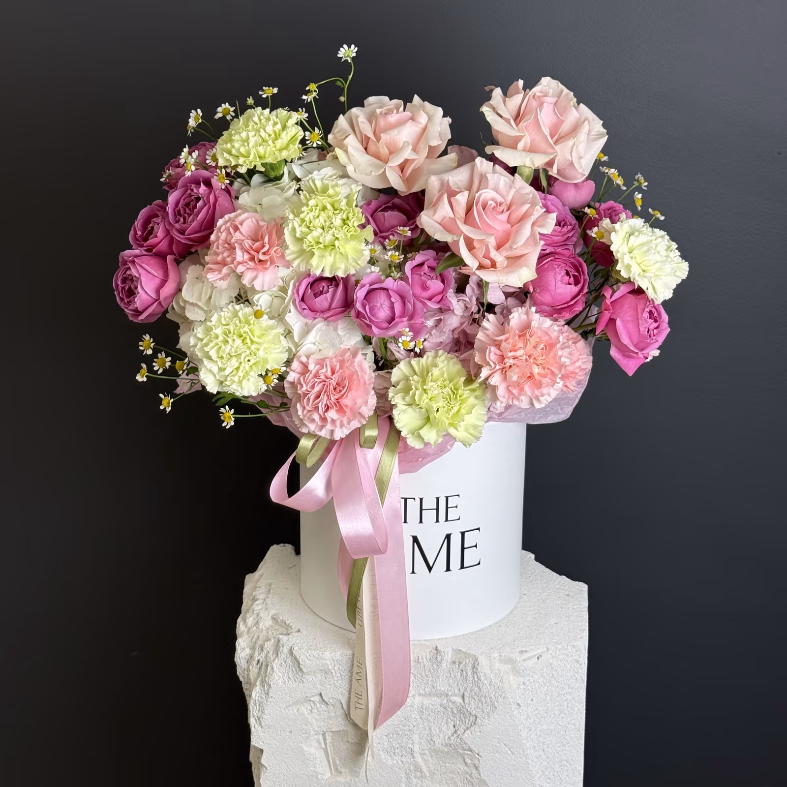 Коробка с цветами «Ягодный коктейль» — THE ÁME Flowers