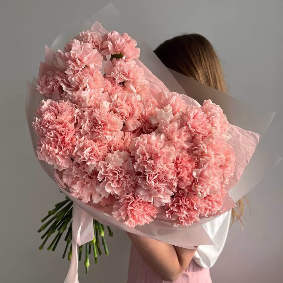 51 розовая гвоздика — THE ÁME Flowers