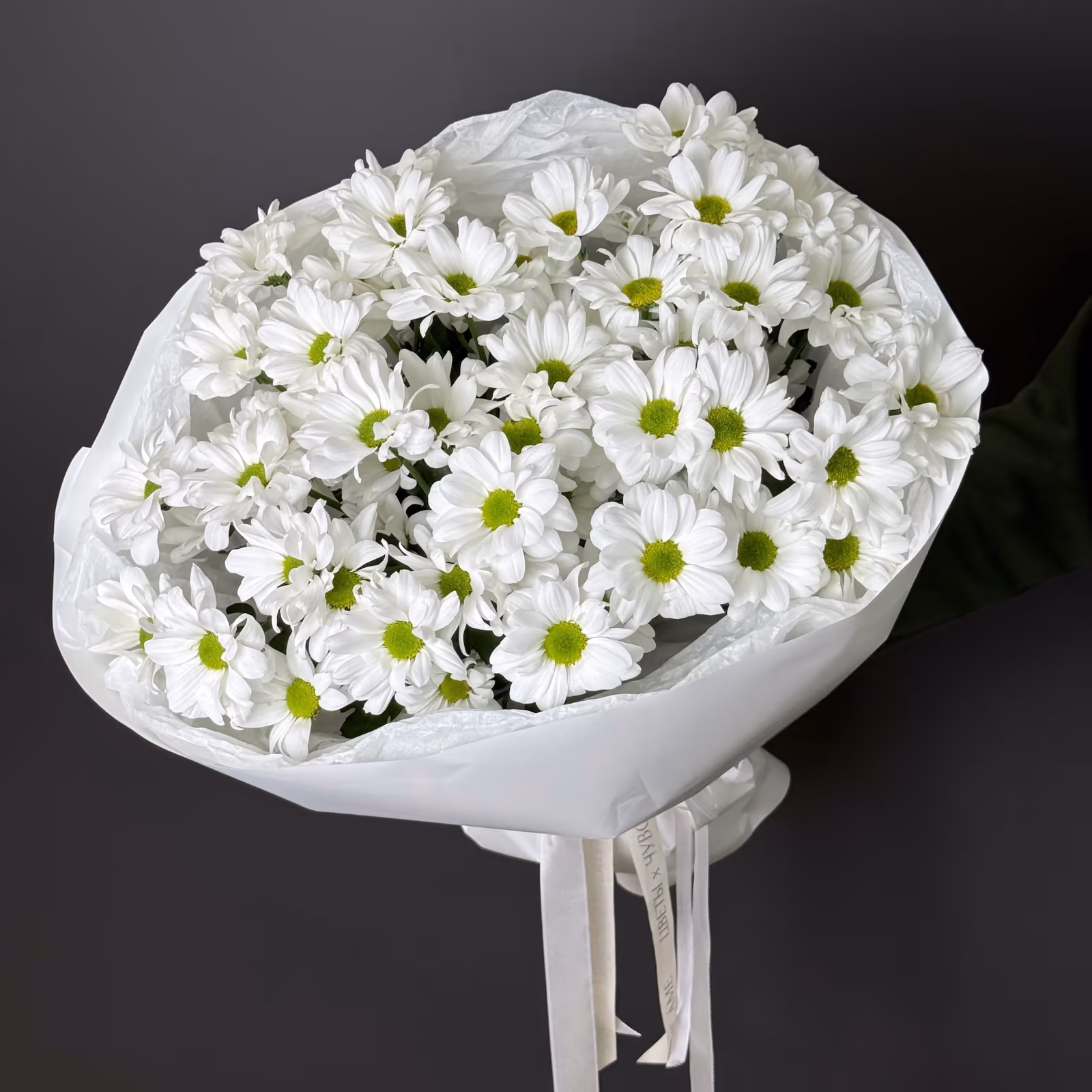 Монобукет из кустовой Хризантемы Ромашка — THE ÁME Flowers