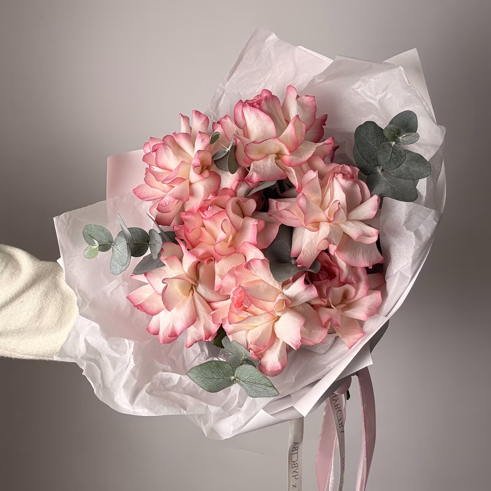 Французские розы и Эвкалипт